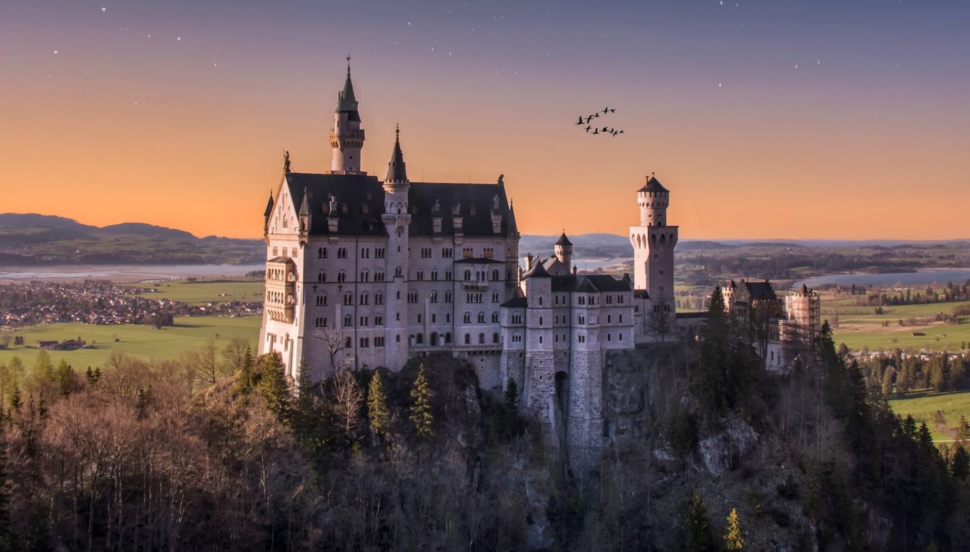 Neuschwanstein Castle, slott Tyskland